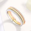Load image into Gallery viewer, Classic Stackable 3-in-1 Eternity Diamond Ring